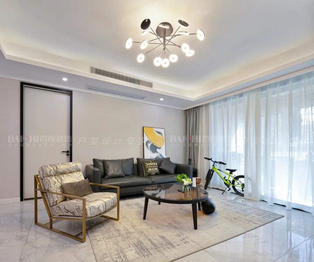 芜湖颐景湾畔 125m²现代轻奢之家,周凌峰打造高品质生活空间-8