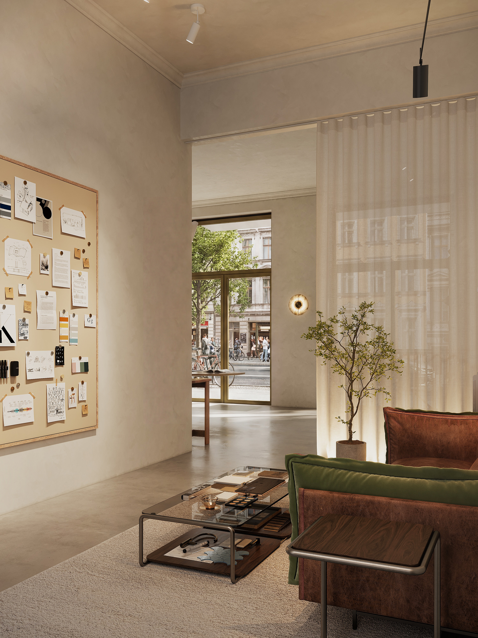 天然饰面材料展厅丨德国柏林丨Mosolova Valeria-21