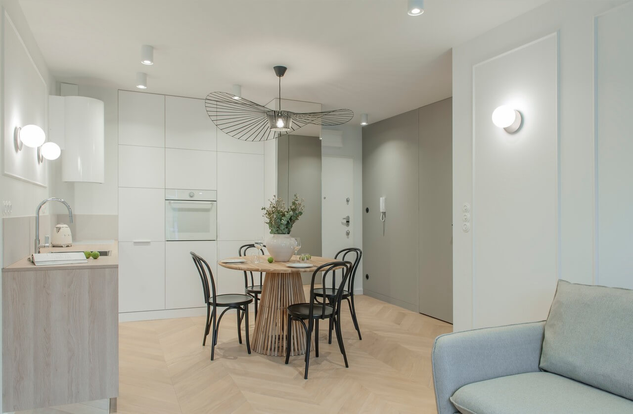 35平波兹南Wilda街极简主义公寓设计丨波兰波兹南丨Studio Wajda-5