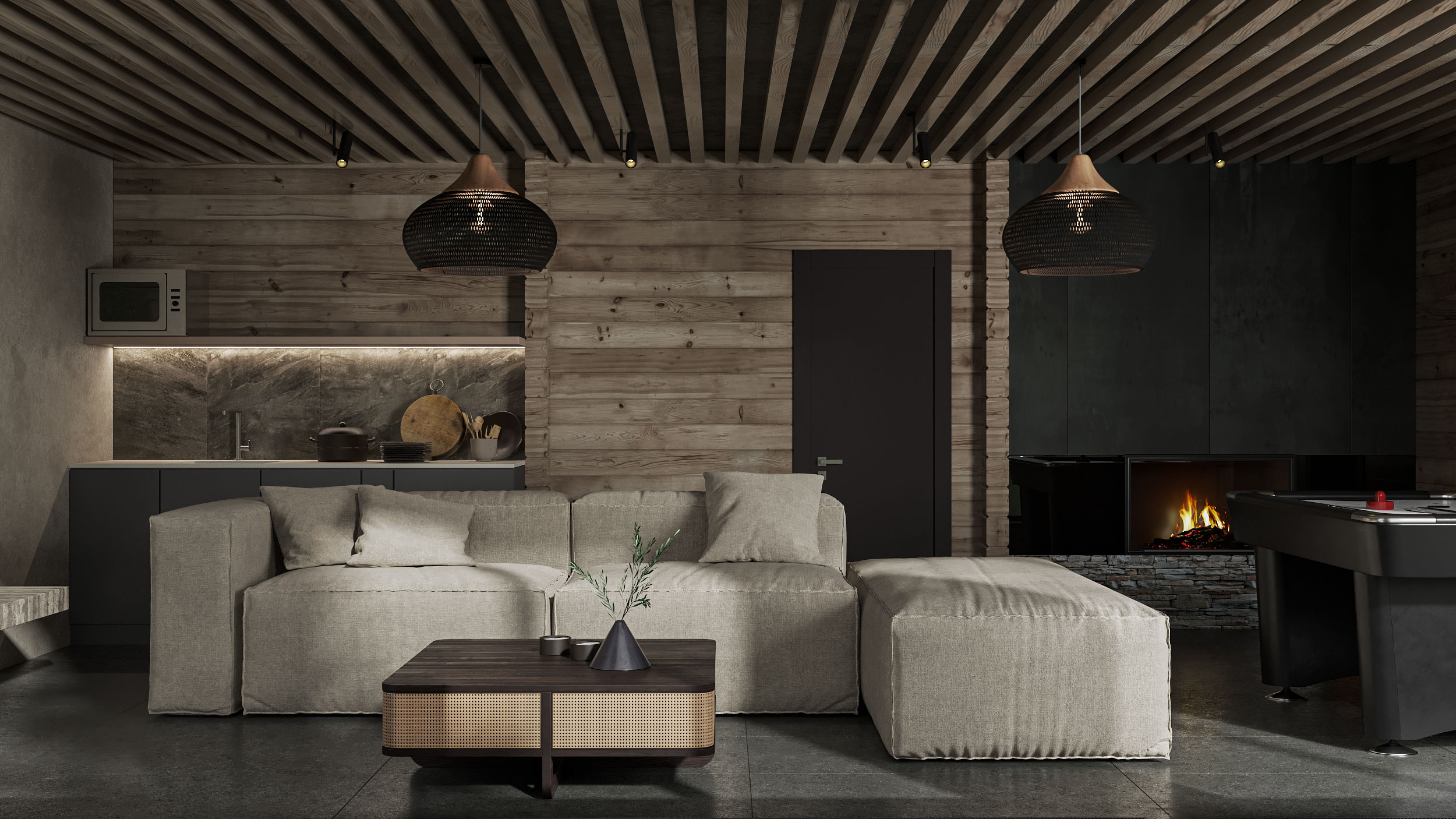 私人浴场放松区设计丨俄罗斯莫斯科丨JULIA SIDOROVA-6