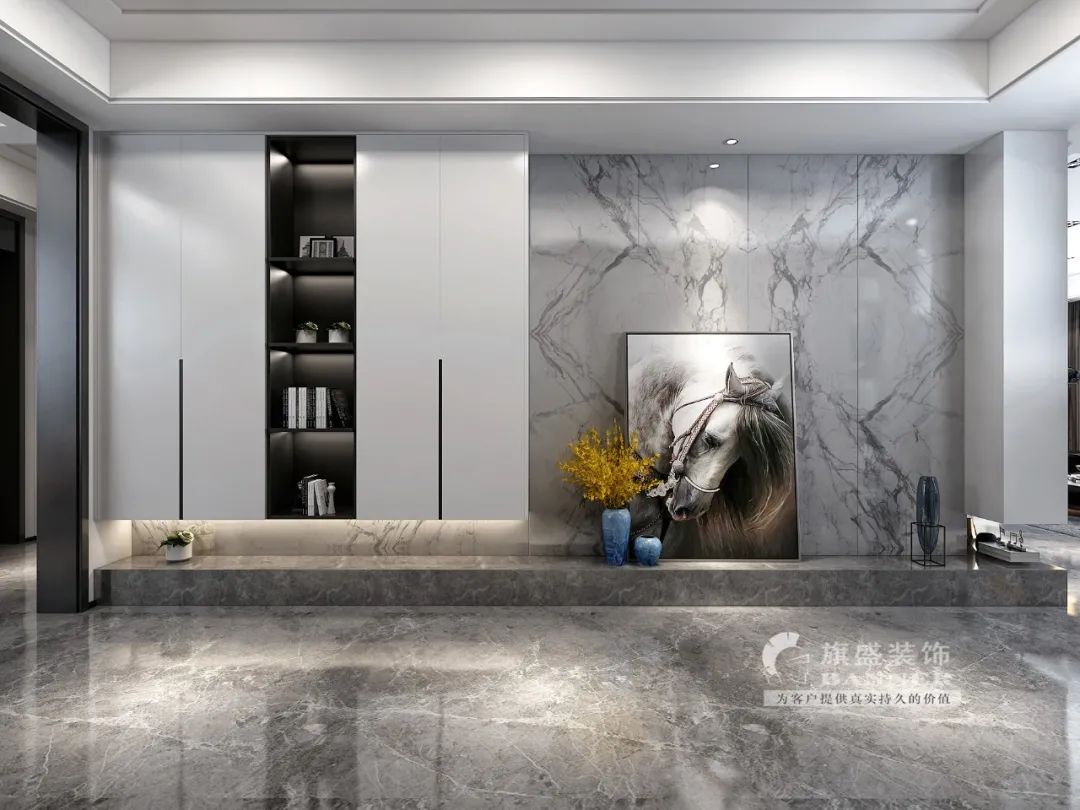 李丞打造 400㎡现代家宅，品质生活与艺术气息的完美融合-2