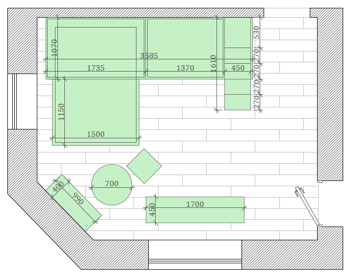 Мебель в детскую девочки - интерьер для годовалого ребенка-8