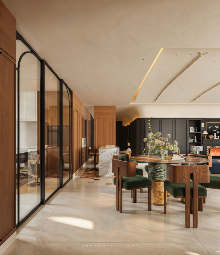 左岸墨绿丨晨轩艺术设计-37