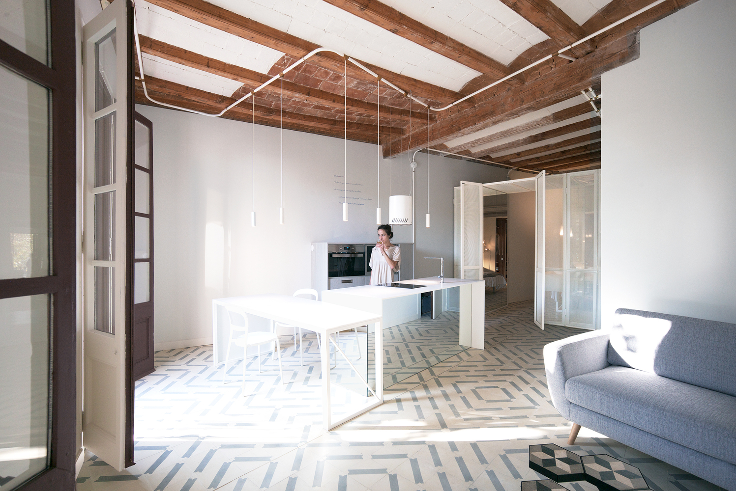 巴塞罗那 46 平米公寓的明亮蜕变-29