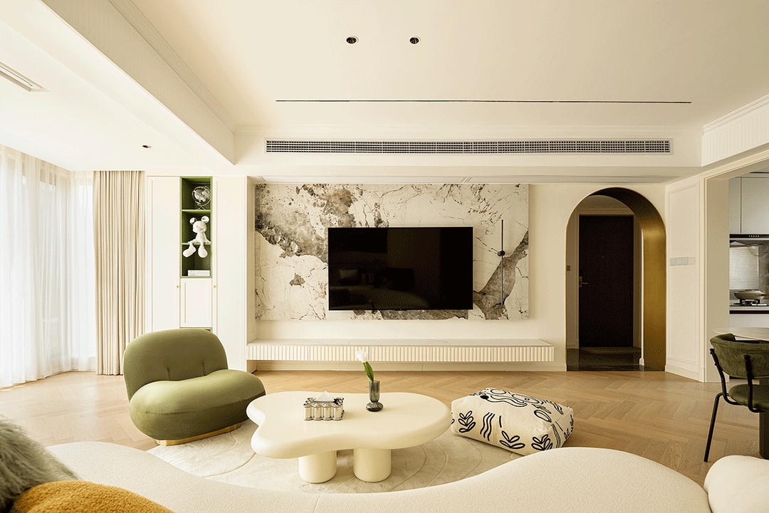 界末空间设计 · 暖暖的法式奶油风-5