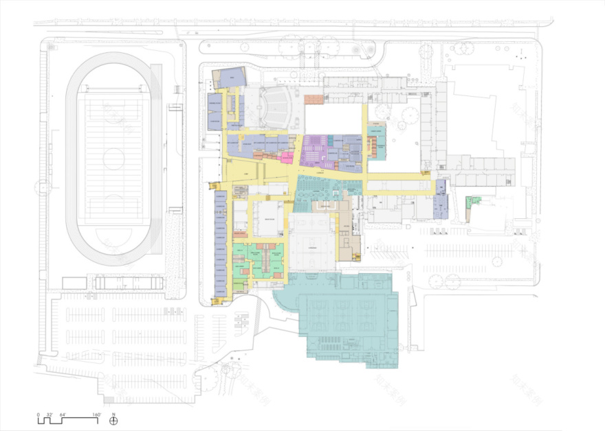 重塑校园空间，提升教育品质——东 Aurora 高中的扩建与改造-16