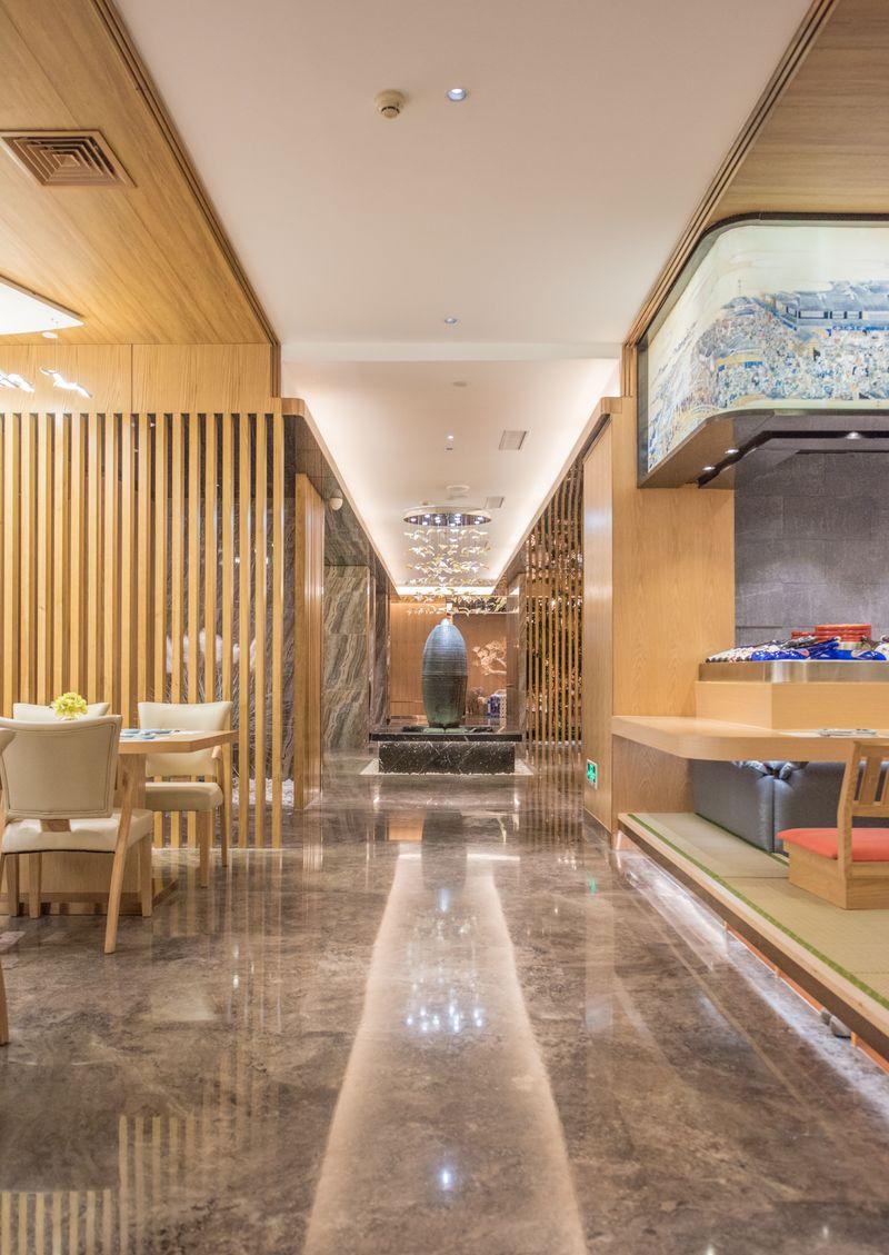 山叶料理珠江新城店——日式古风与西方元素交融的禅意空间-16