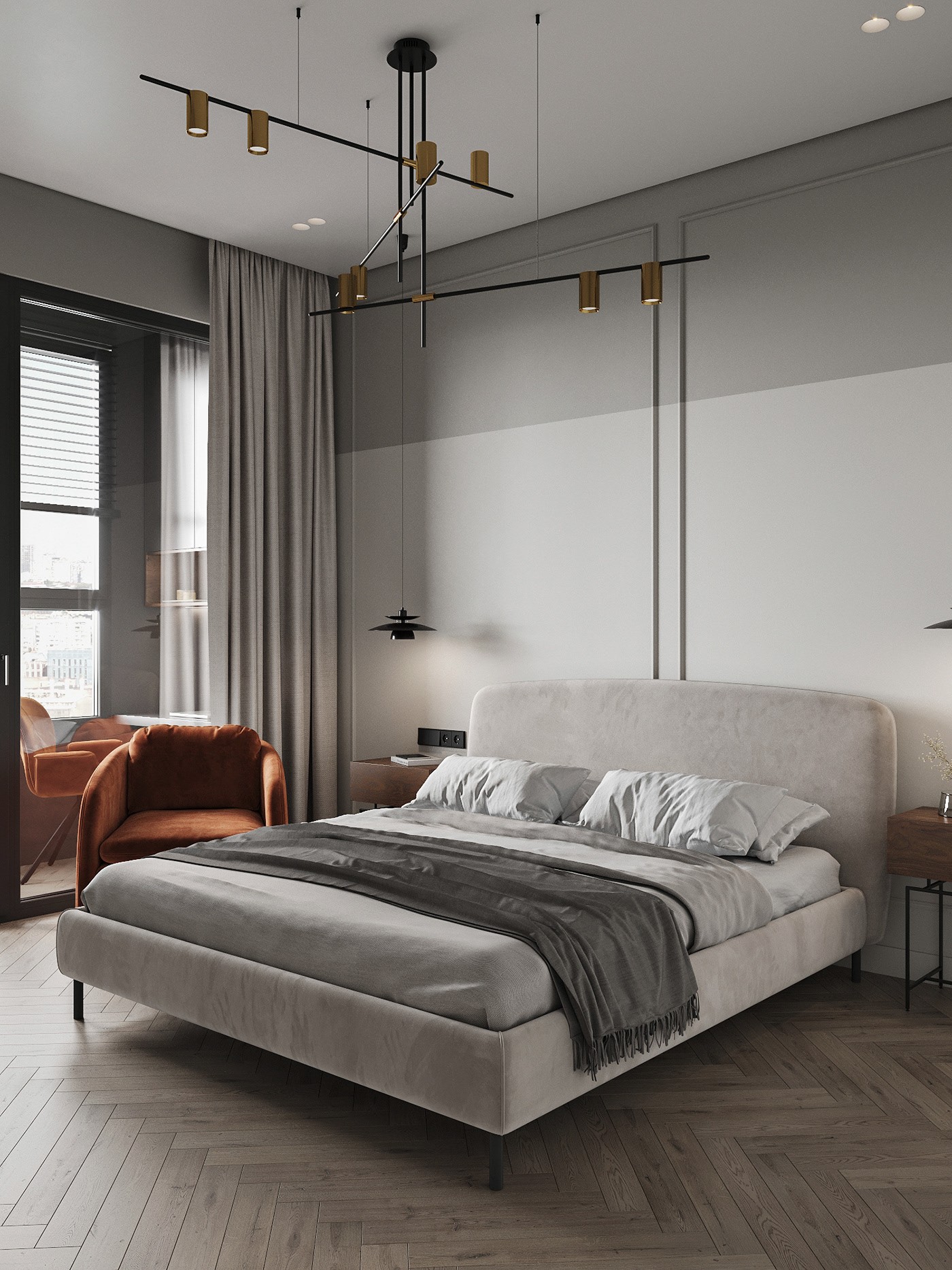 现代舒适简洁空间设计！-5