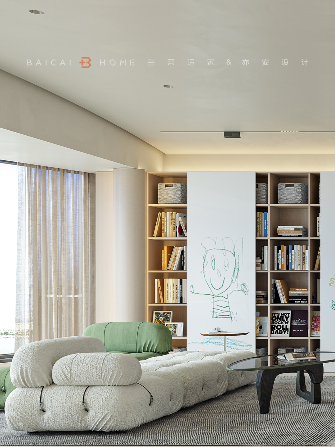 横琴府 189㎡亲子成长之家丨中国广东丨BAICAI HOME DESIGN 白菜适家-21