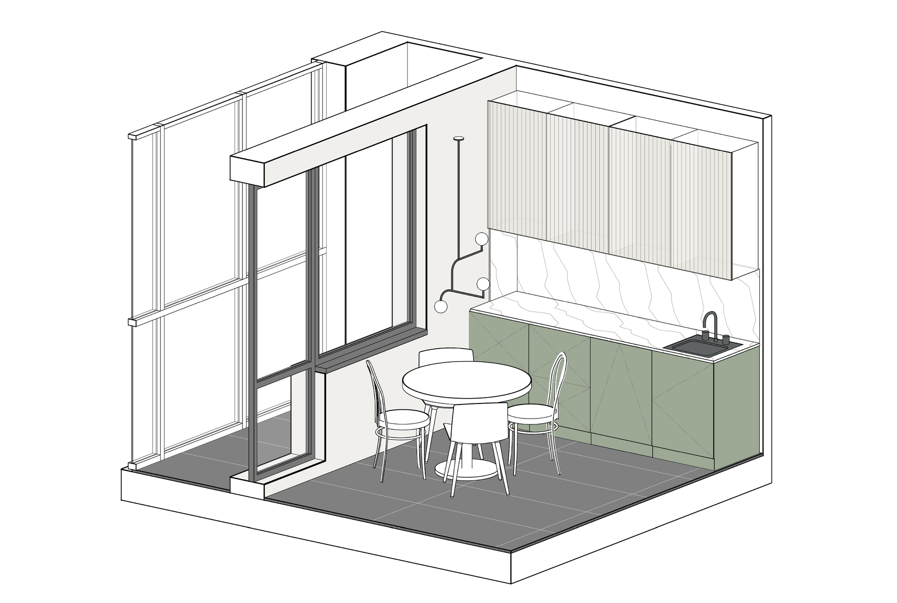 奶油风公寓设计丨Sasha Levina-17