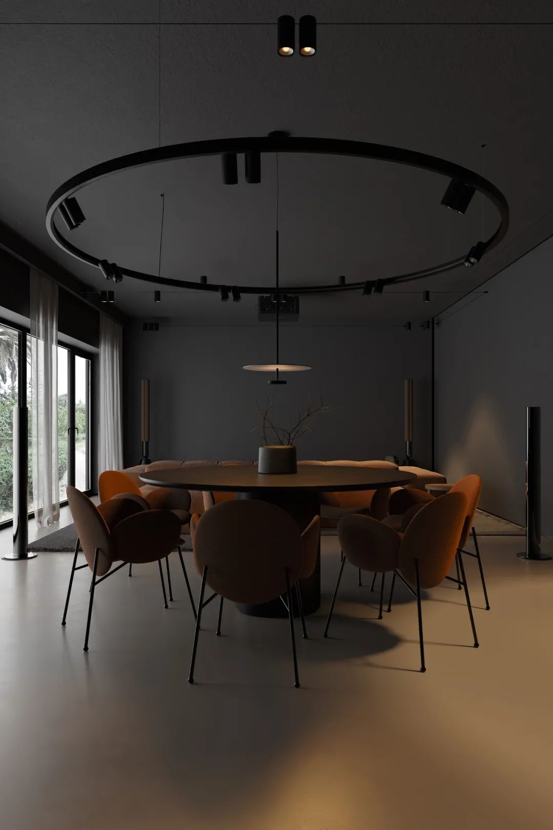 高级黑,极简空间的艺术魅力丨Igor Sirotov-6