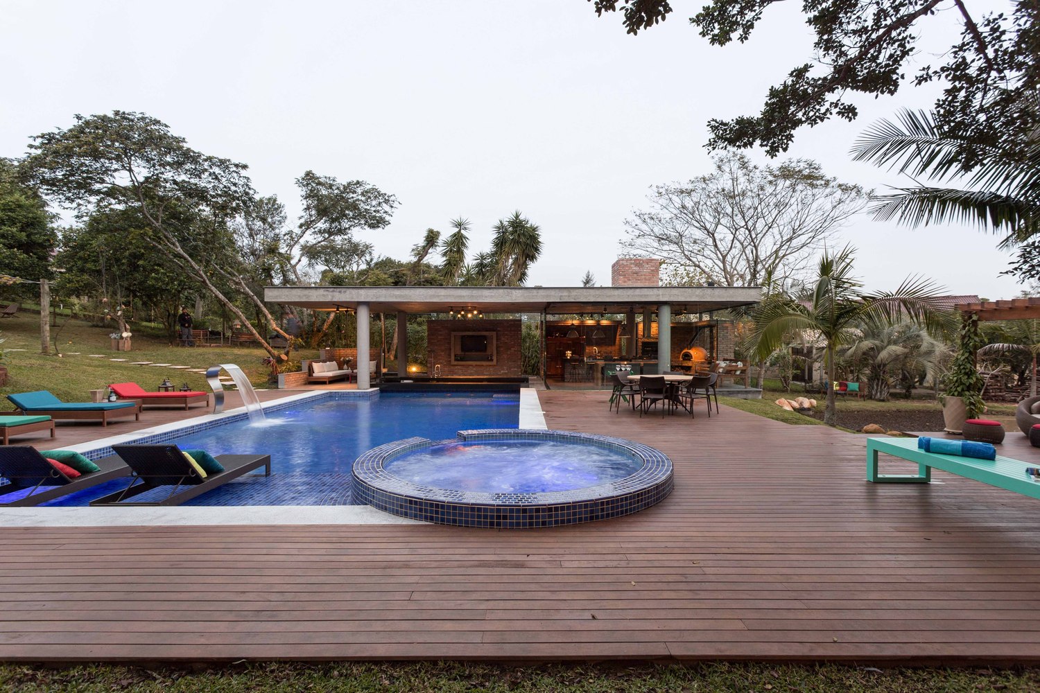 巴西 EL165 休闲小屋 | 混凝土与砖的巧妙结合-28