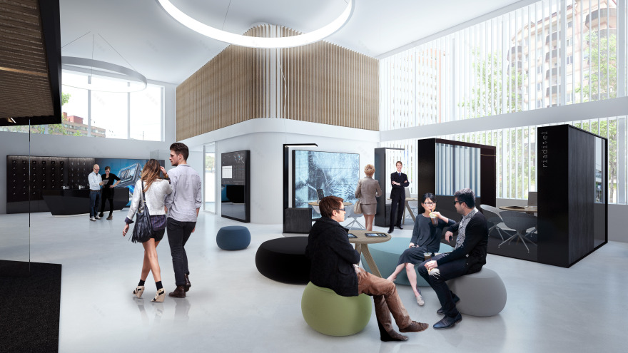 Tatra banka 新分行设计 | 现代、创新、互动-19