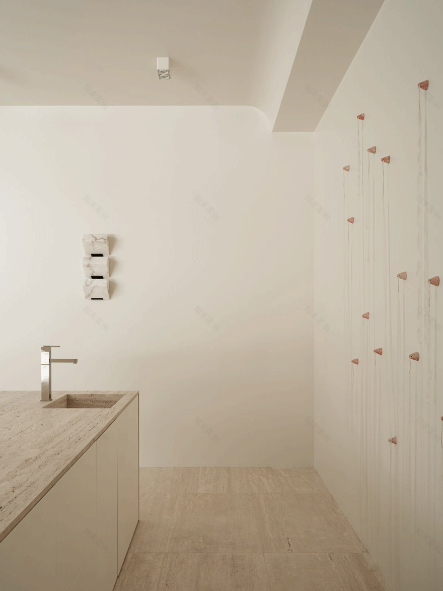 500㎡现代主义别墅,温柔中性色的质感家-27