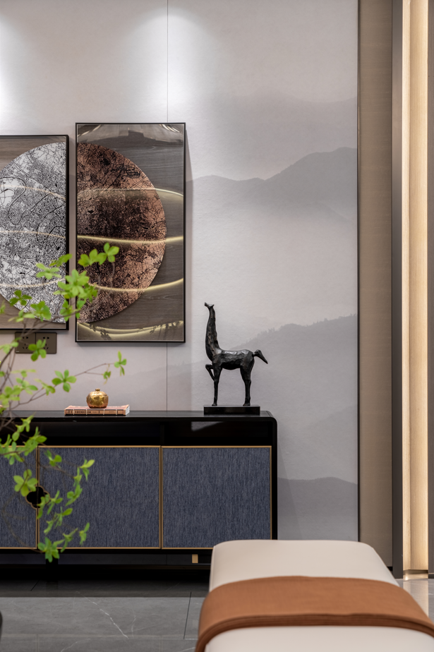 常德金科天宸样板间丨中国常德丨广州灵西里渡软装饰设计有限公司-8