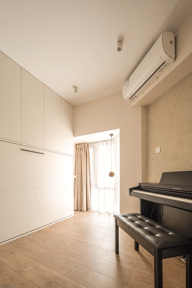 奶油北欧风小户型设计丨中国深圳丨启物设计（深圳）-25