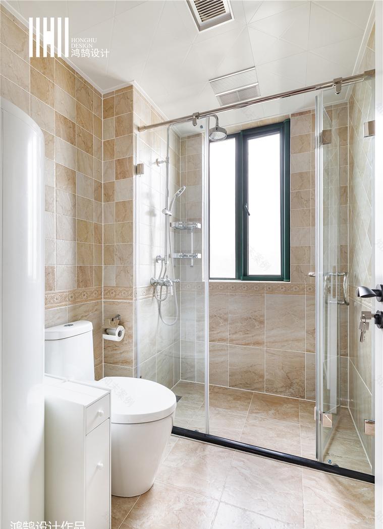 河景花园 120㎡现代美式公寓 | 粉色条纹的俏皮优雅-8