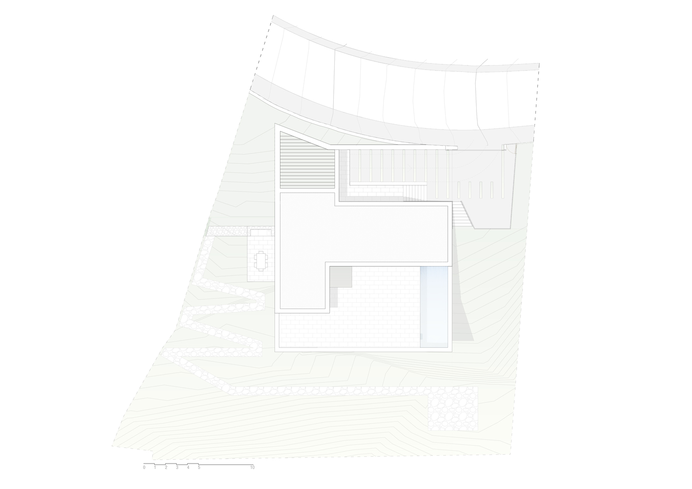 嵌入山体的独特度假屋-47