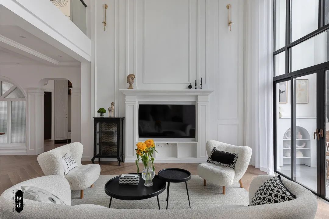 山水黔城简美风格跃层设计案例丨绅潼设计工作室-2