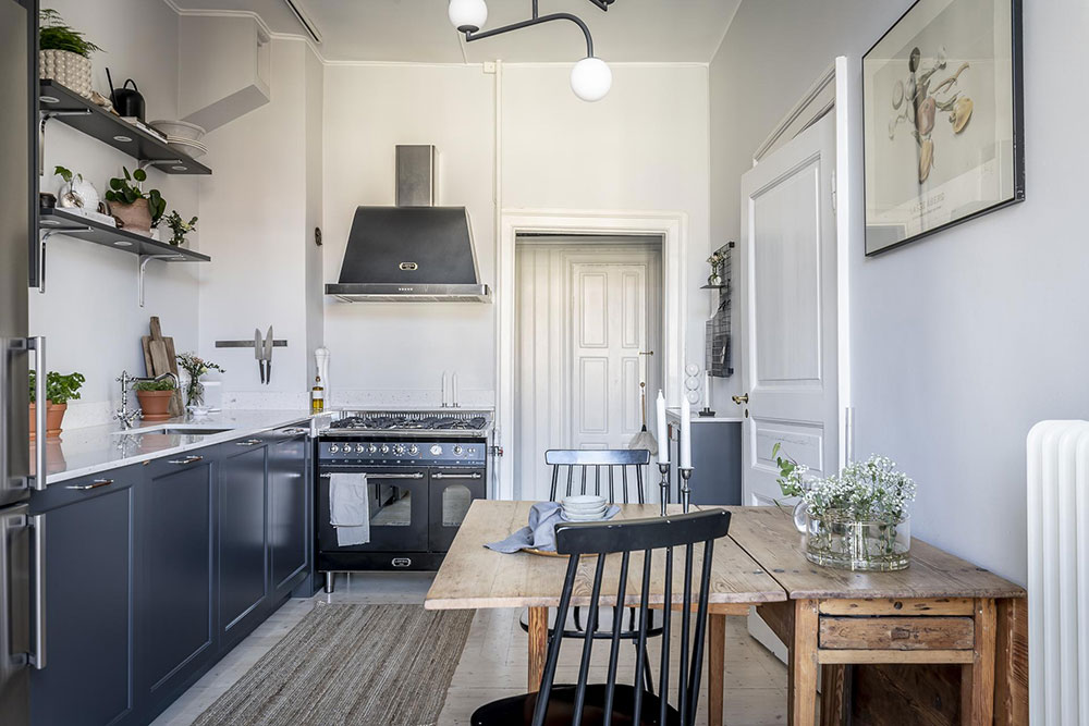 哥德堡 92 平米简约公寓,蓝调卧室引人入胜-15