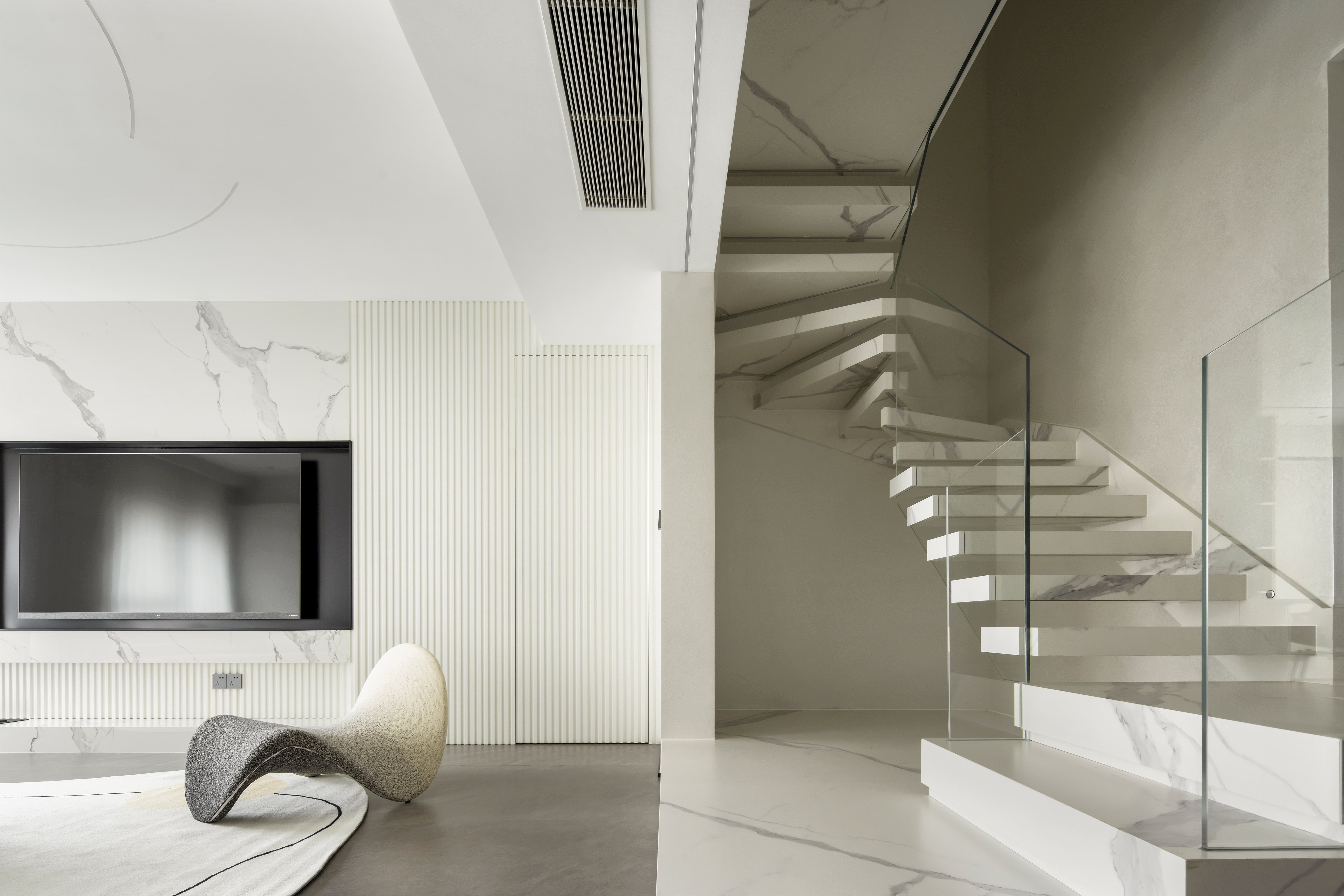 现代极简实景丨中国温州丨柏达装饰-23