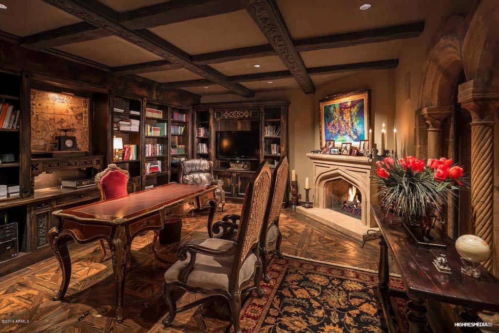 Medieval masterpiece: Italian-inspired gothic villa in Scottsdale-34