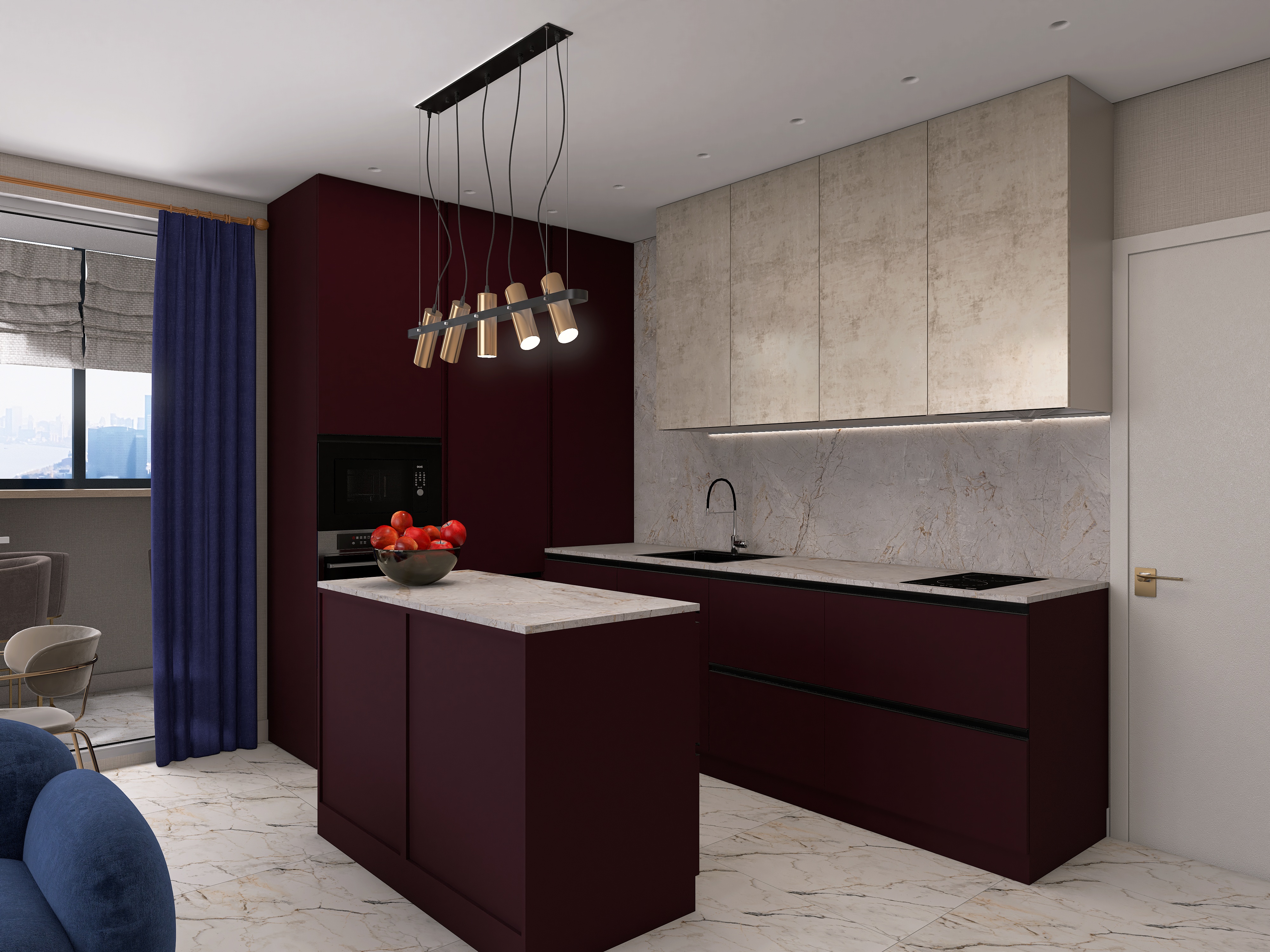 дизайн проект комарова 92 м.-4