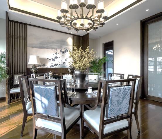 绿装案例鉴赏丨步入新中式的心灵后花园-22