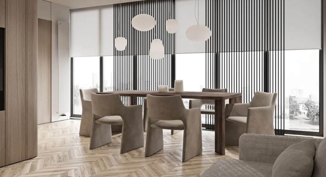 简约原木|艺术气息的三口之家丨Roman Lutsenko-27