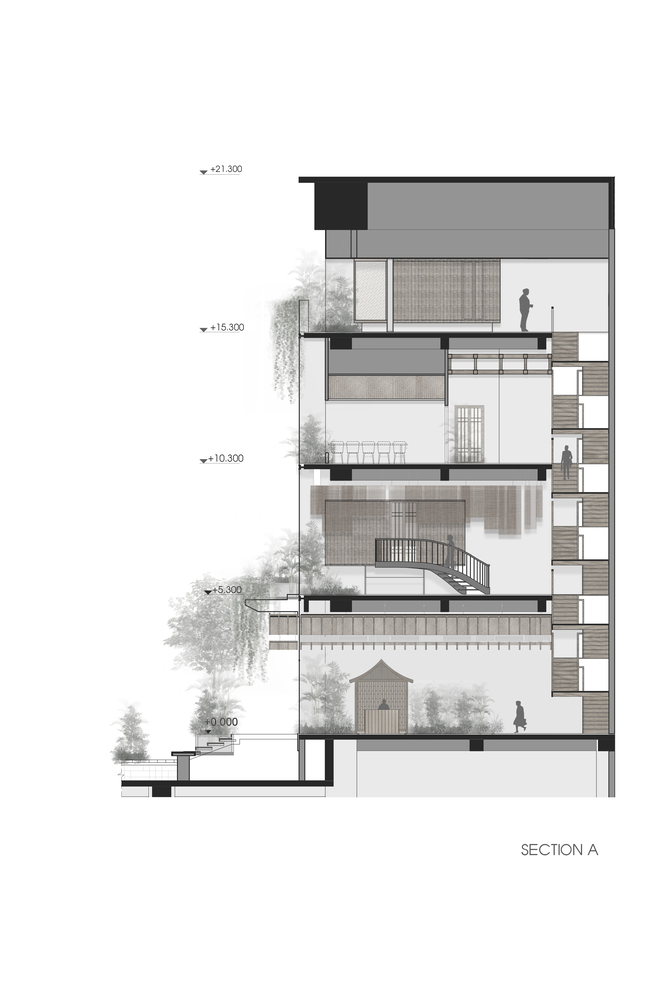 越南 Akaari Premium Restaurant丨越南河内丨NH Village Architects-46