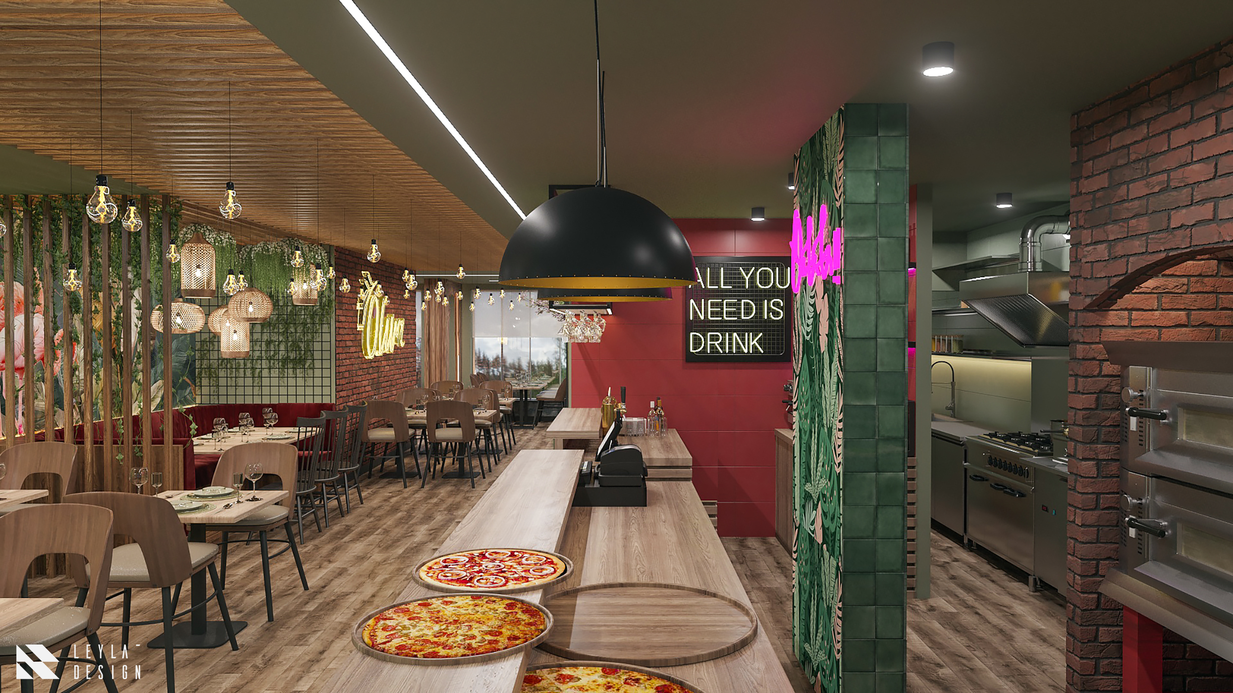 奥利瓦披萨店丨葡萄牙丨leyladesign-18