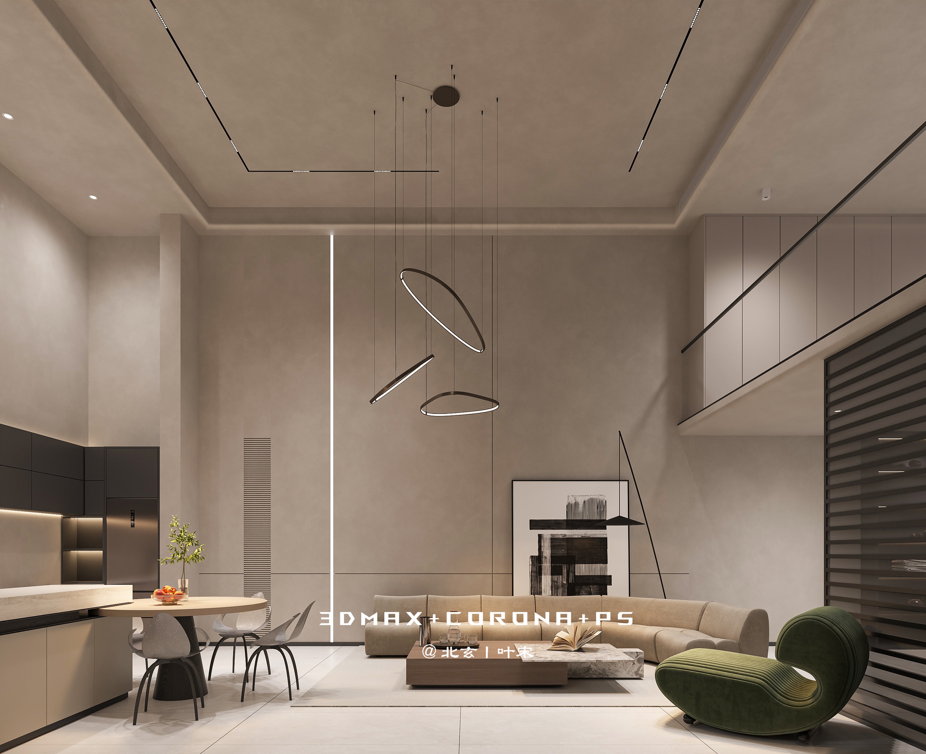 把家“减”到最舒服的状态丨现代简约别墅-21