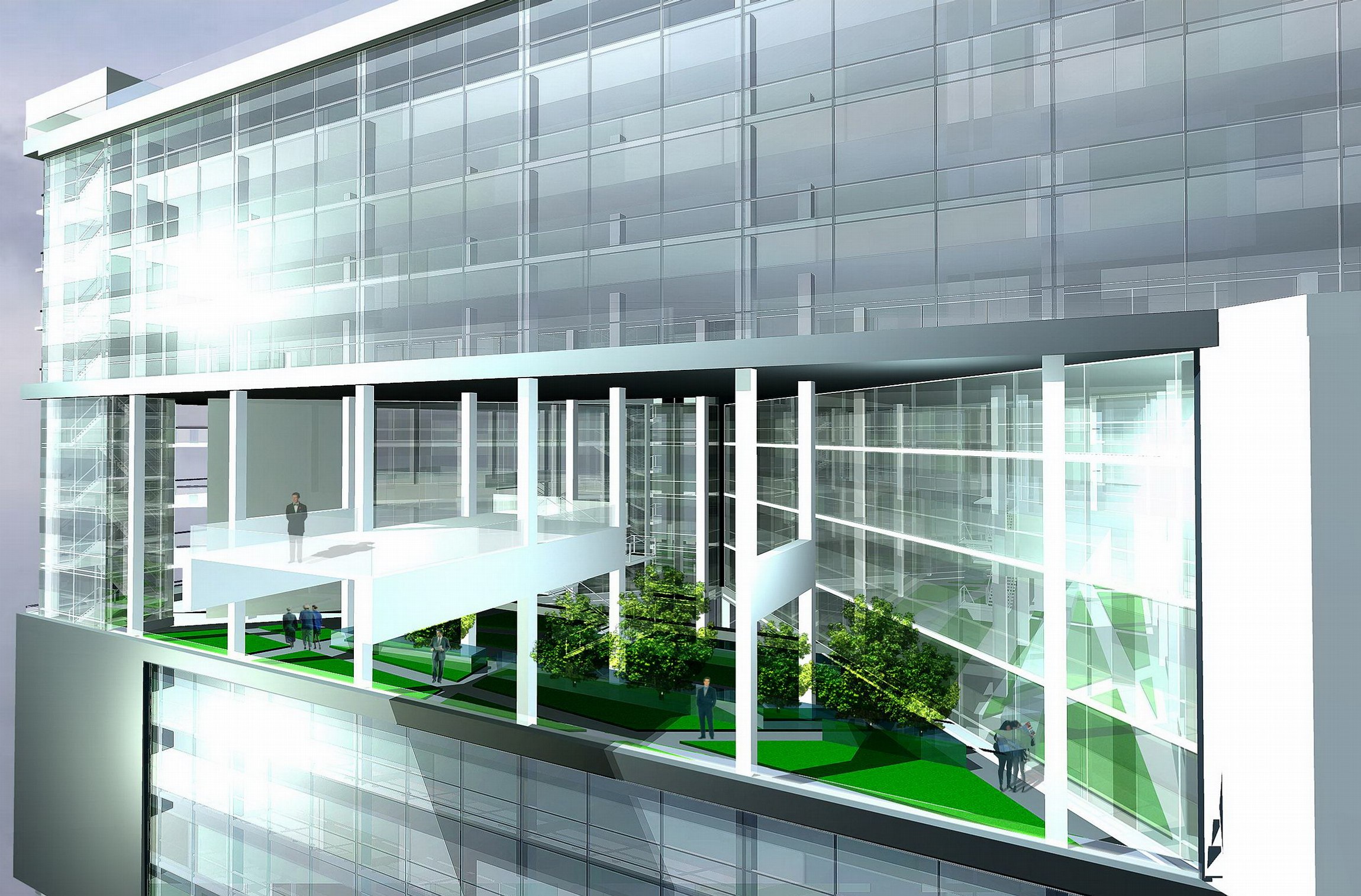 莫斯科 1 号 Zemelny pereulok 办公室和酒店建筑设计-6