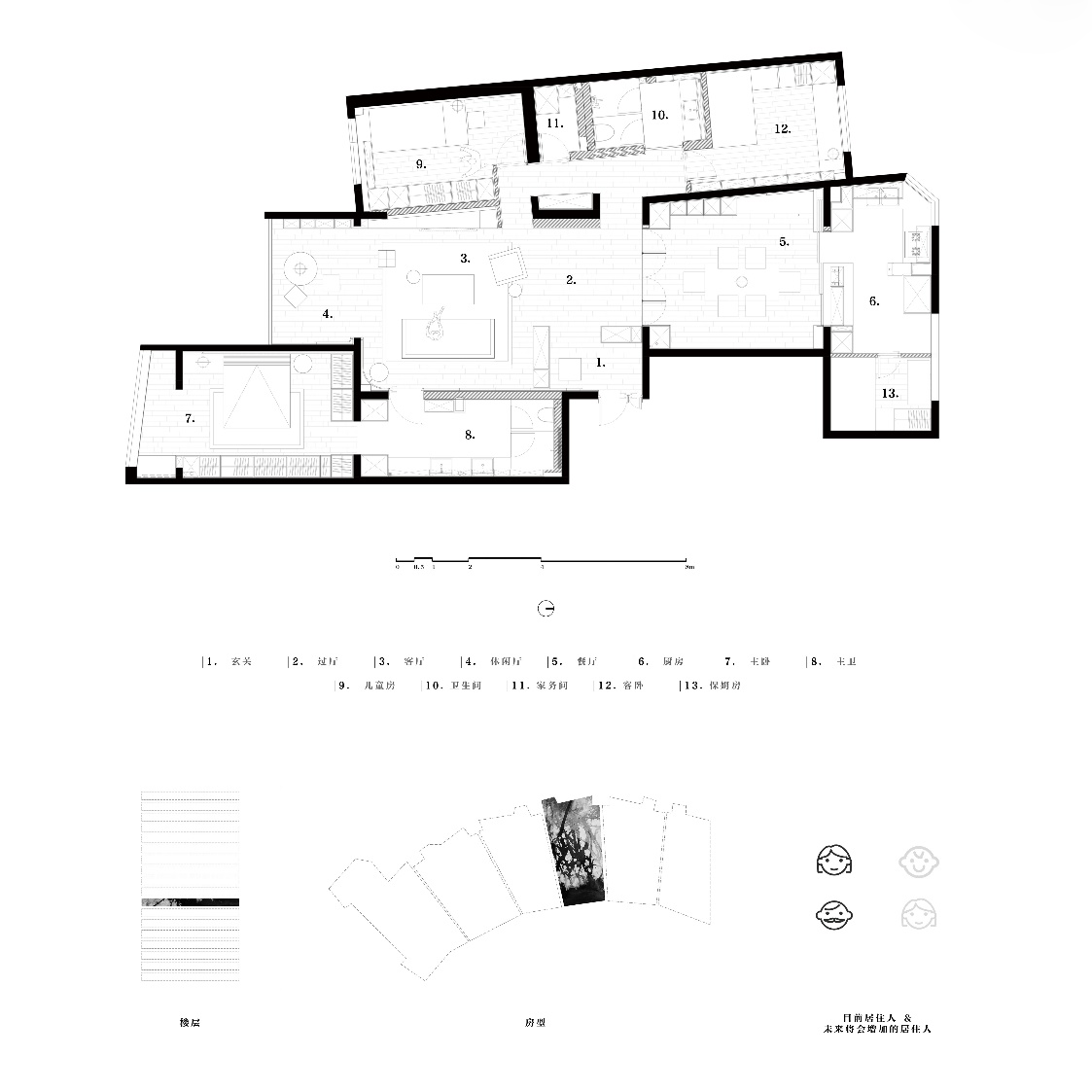 「几许」北京160㎡住宅设计丨中国北京丨TEN DESIGN 行十设计-16