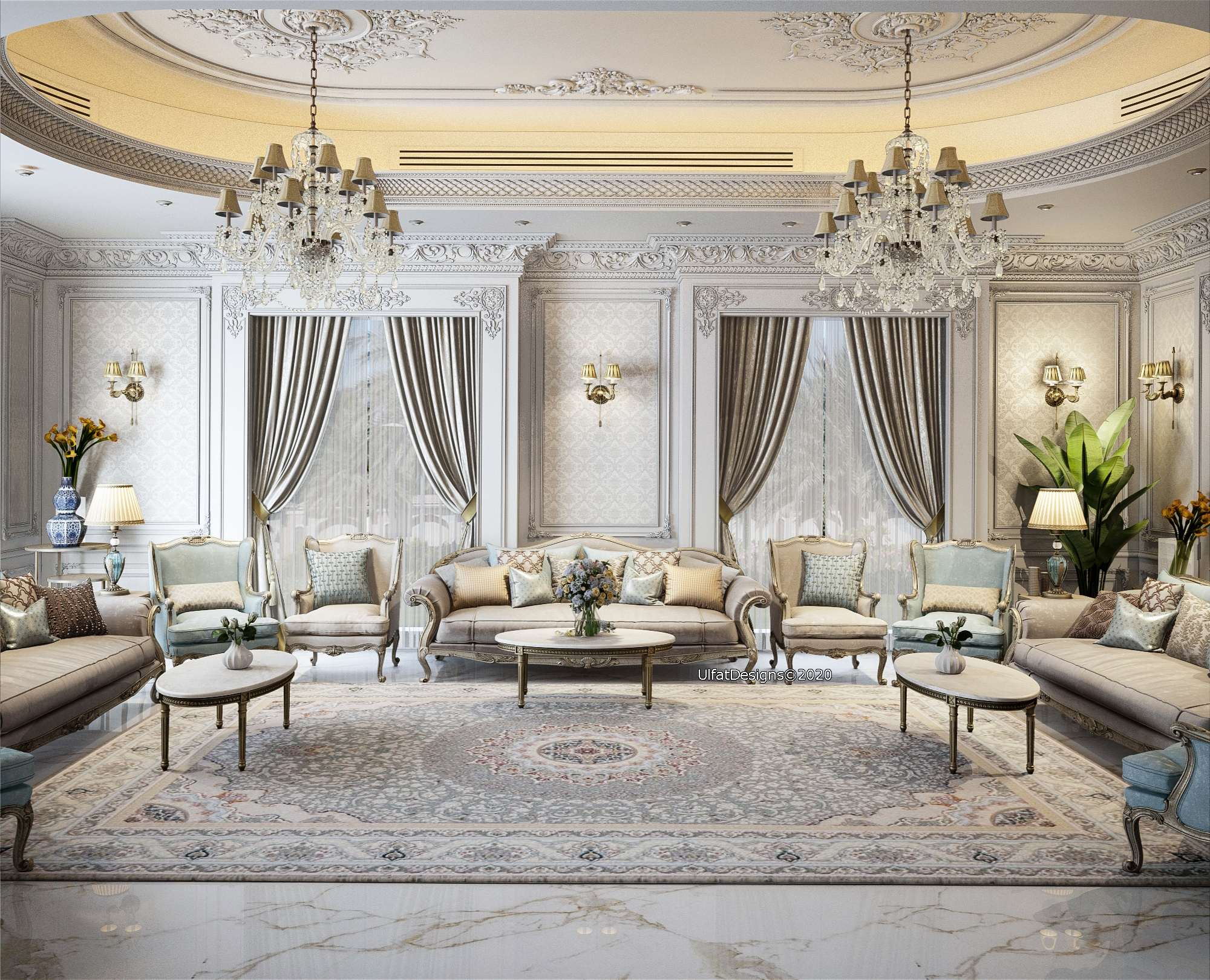 经典别墅 迪拜丨阿联酋丨Ulfat Ktaifan-4