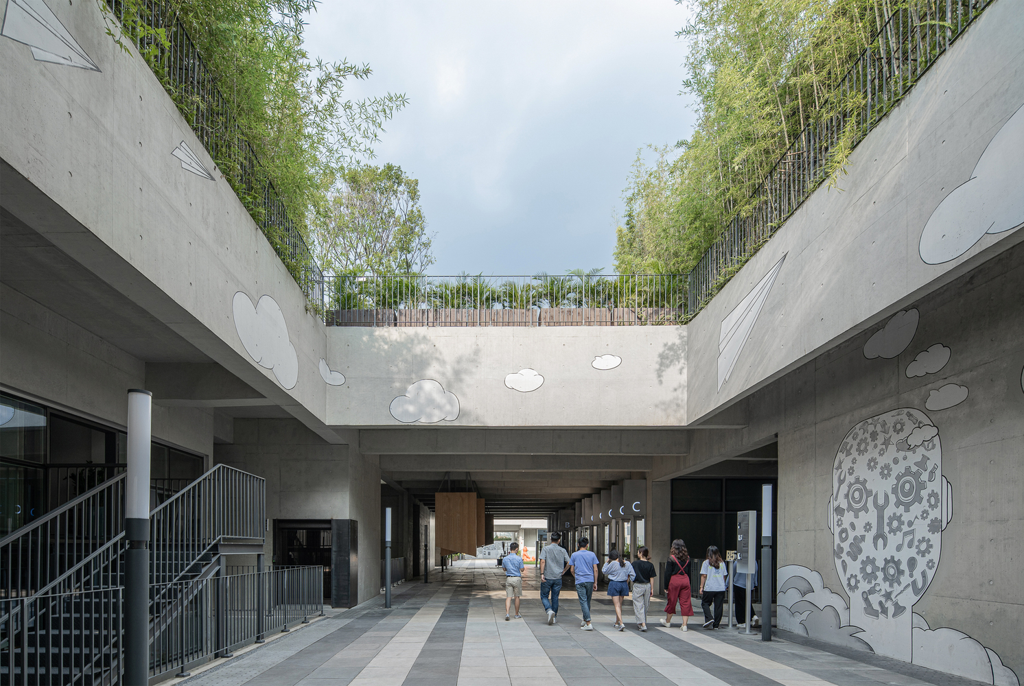 深圳万科社区 A1-B2 与公交车站-33