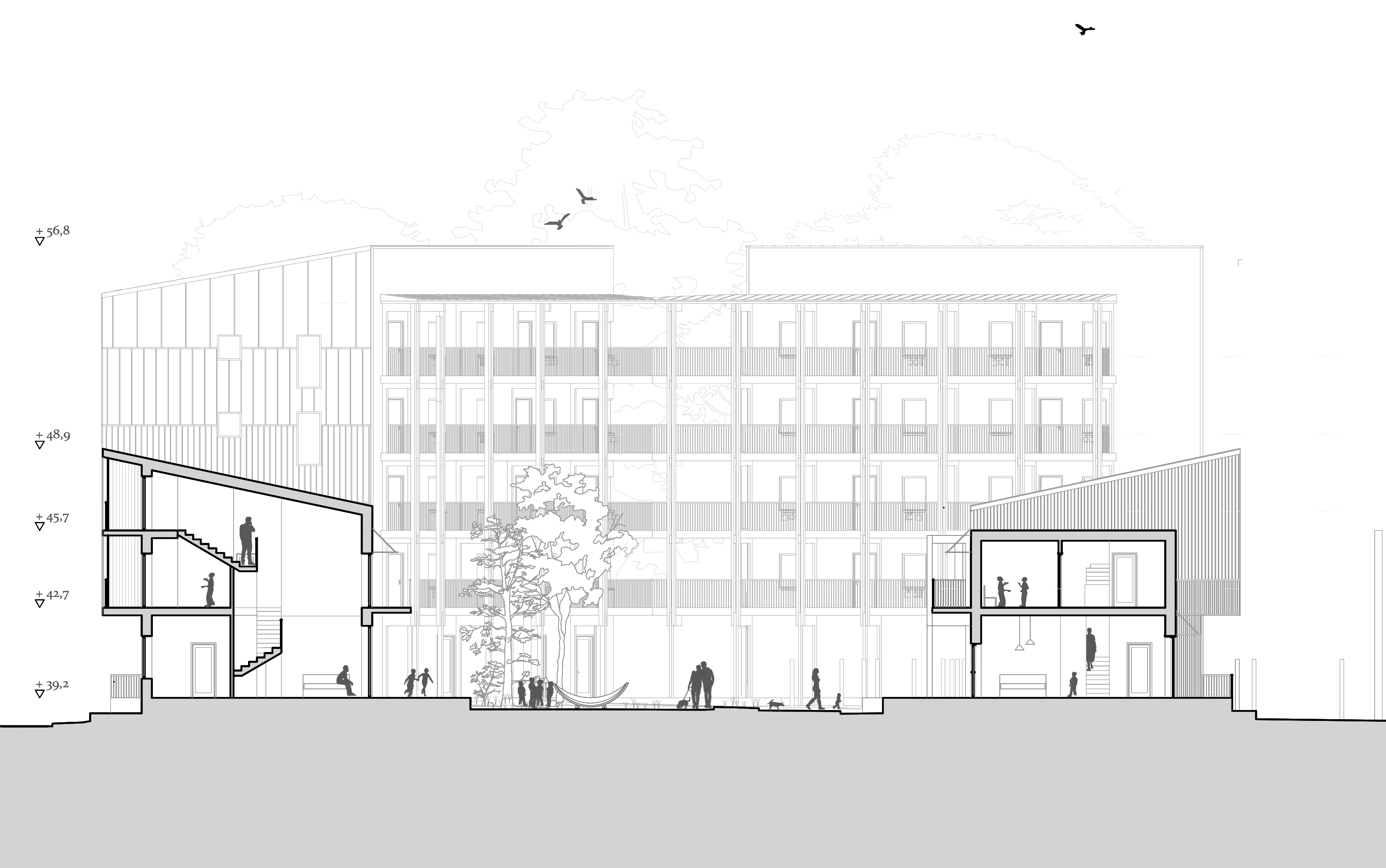 Piiri 木制住宅区丨芬兰丨Tommila Architects-21