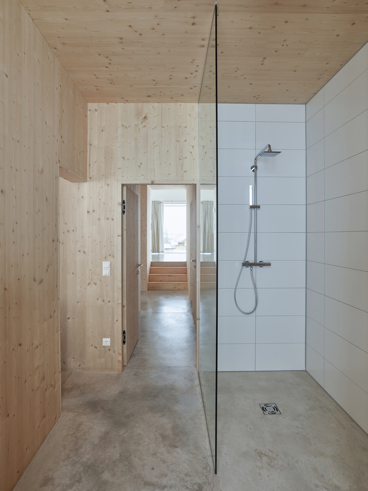 奥地利山墙屋 | 木、混凝土与玻璃的宁静和谐空间-43