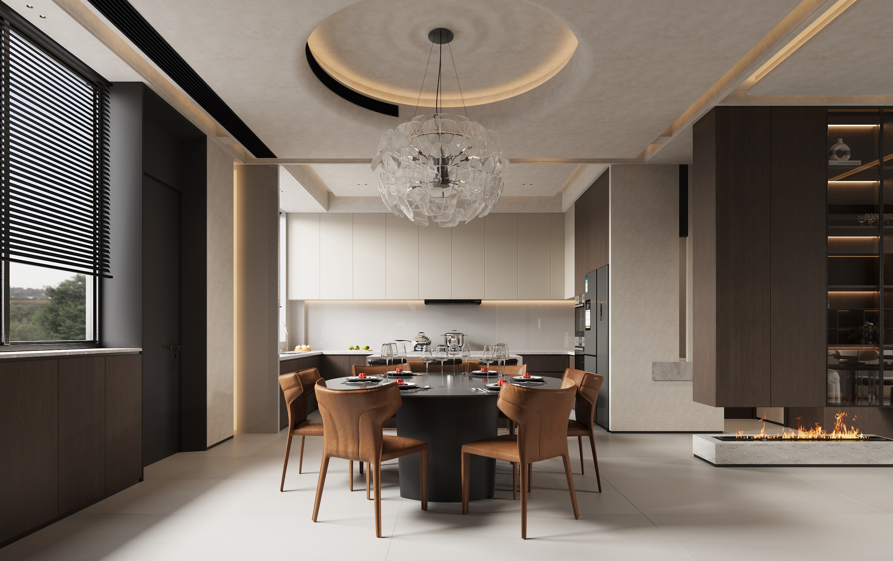 意式轻奢|从不在堆砌符号  用材质的碰撞 光影的层次-10