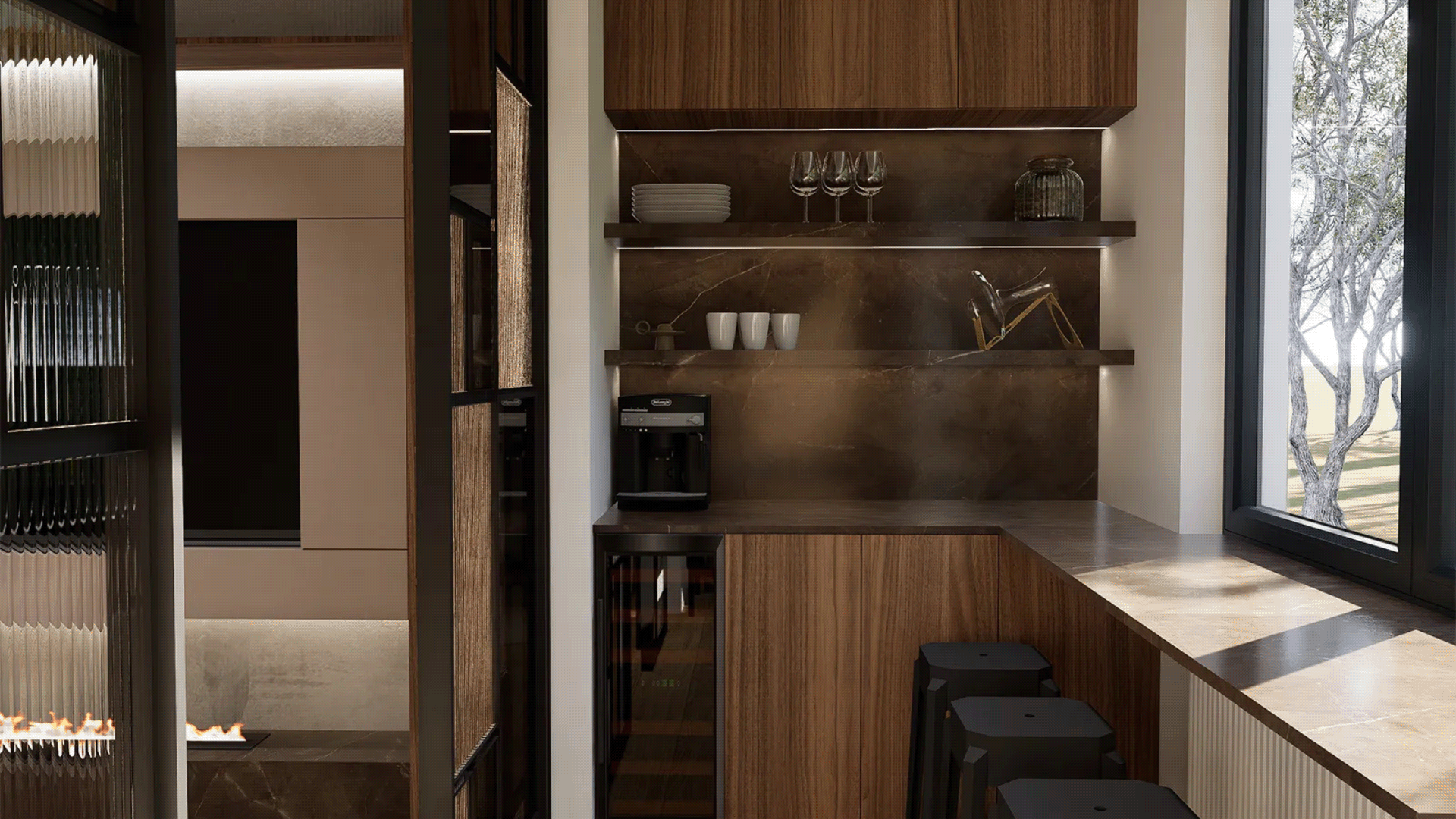 Man Cave – A Modern 100 m² Apartment by M1st Design-21