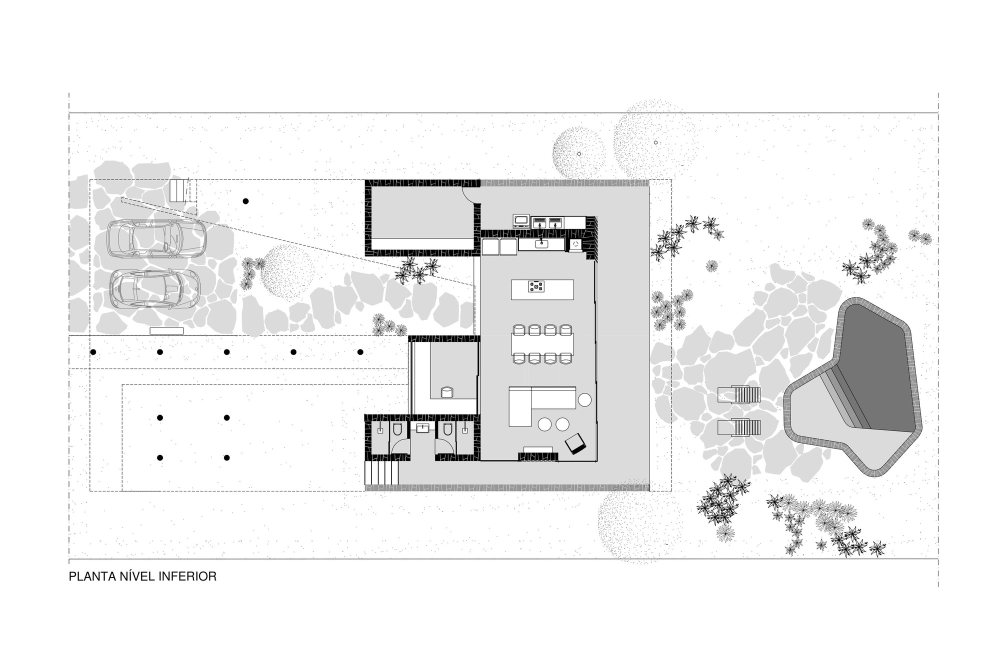 巴西 Casa na Serra Cipo 自然风光中的现代木质建筑-51