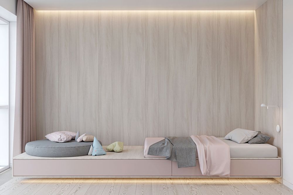 灰与橙的和谐演绎·国外简约主义住宅  Zooi Design-22