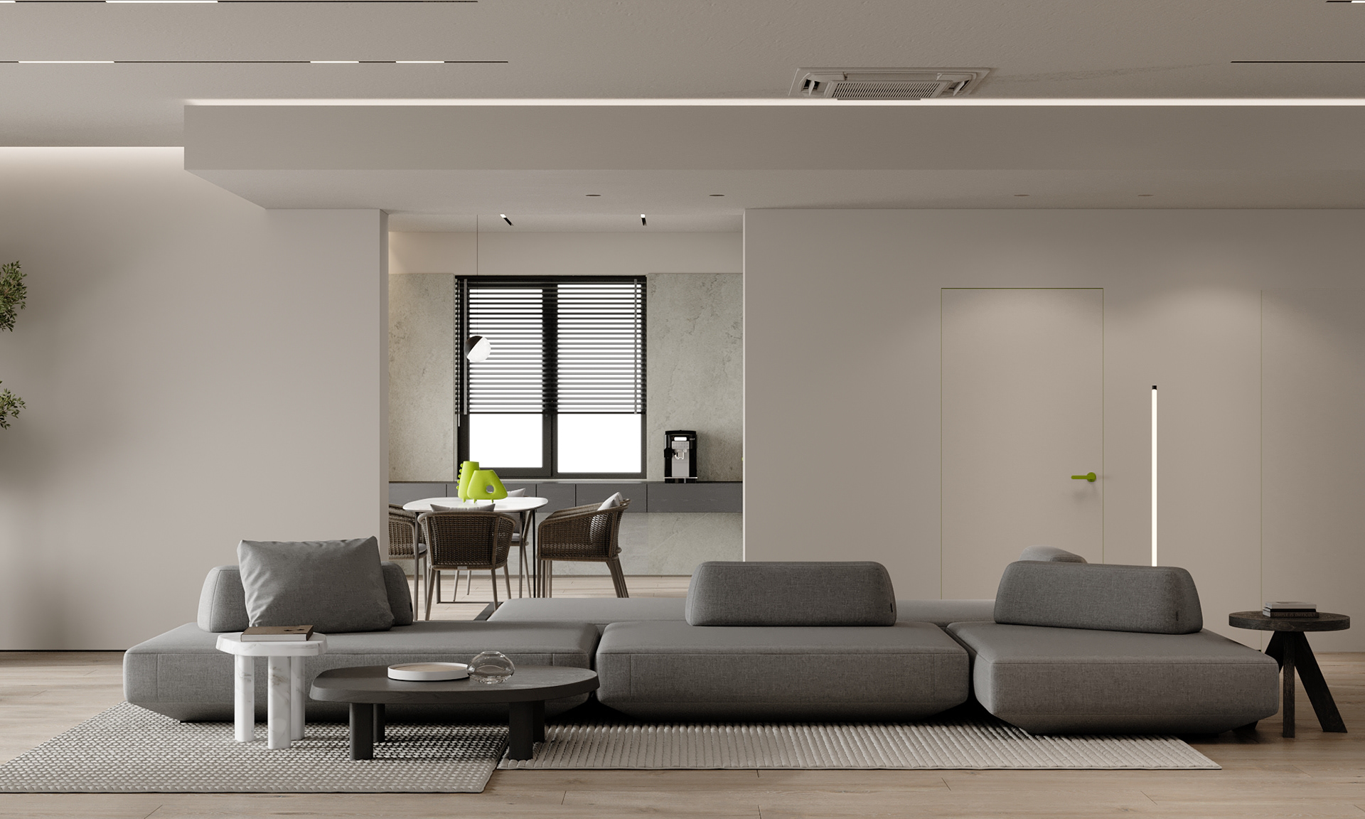 灰色系公寓设计 精致与个性并存-1