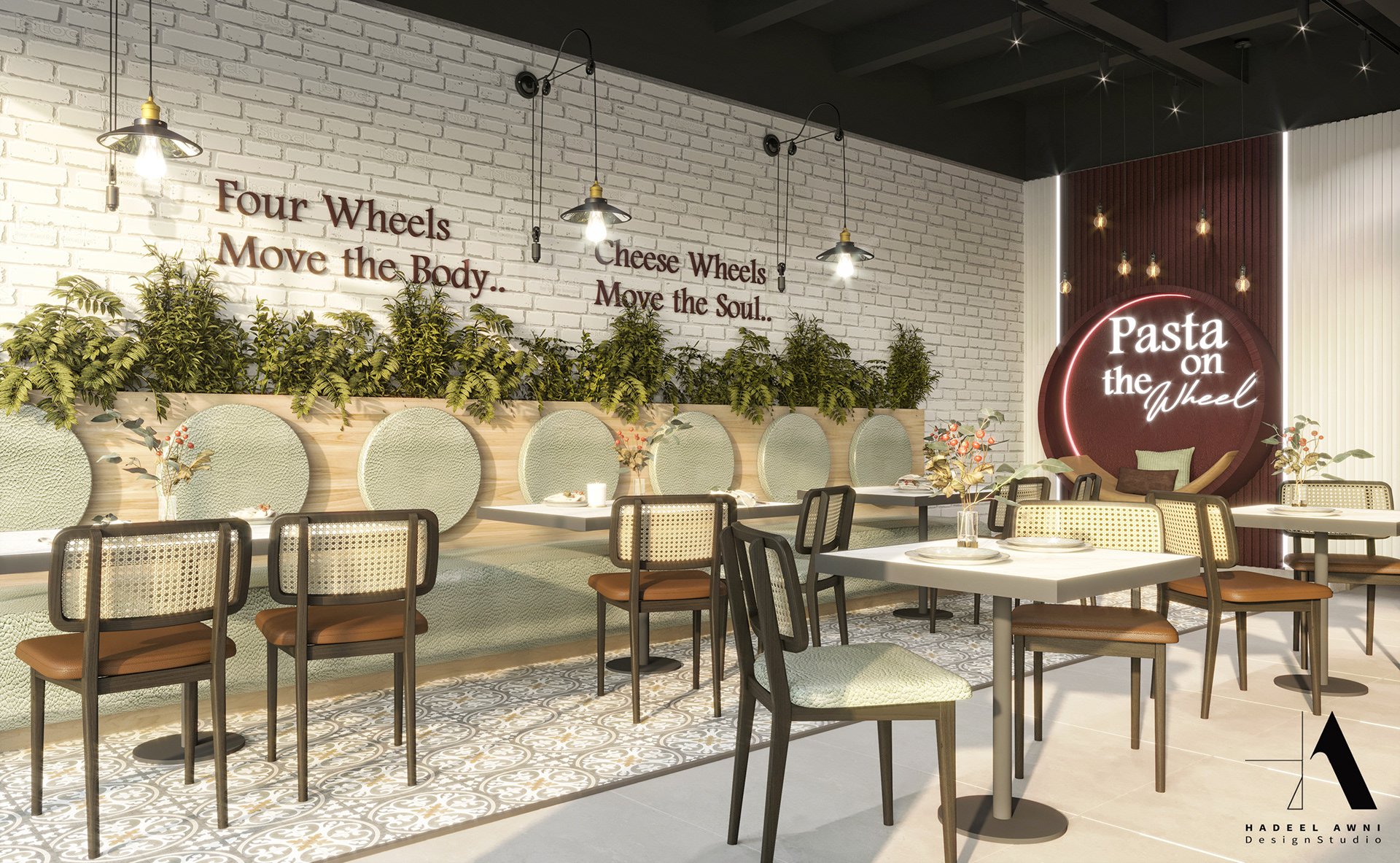 Pasta On The Wheel 餐厅丨约旦安曼-10