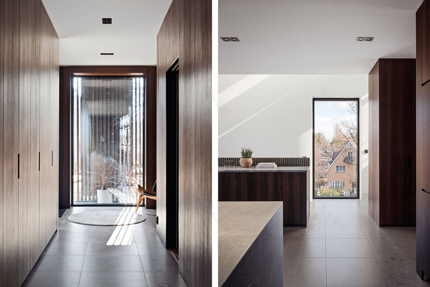 瑞典现代别墅 | 优雅内饰与夕阳美景的完美融合-10