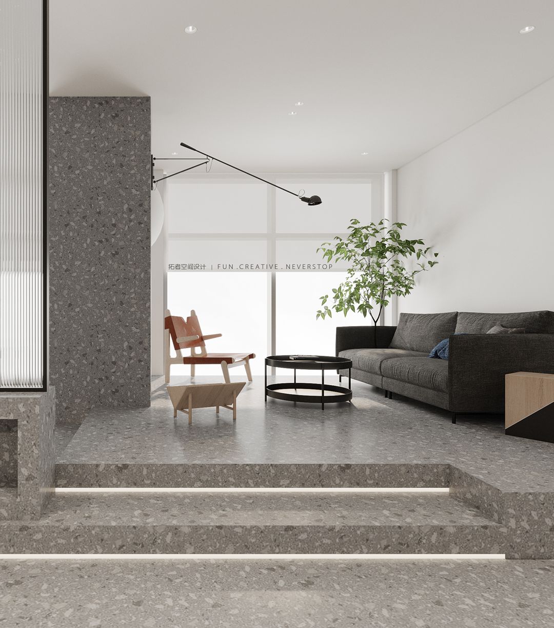 绍兴布莱恩财富办公室，简约设计展现空间美学-21