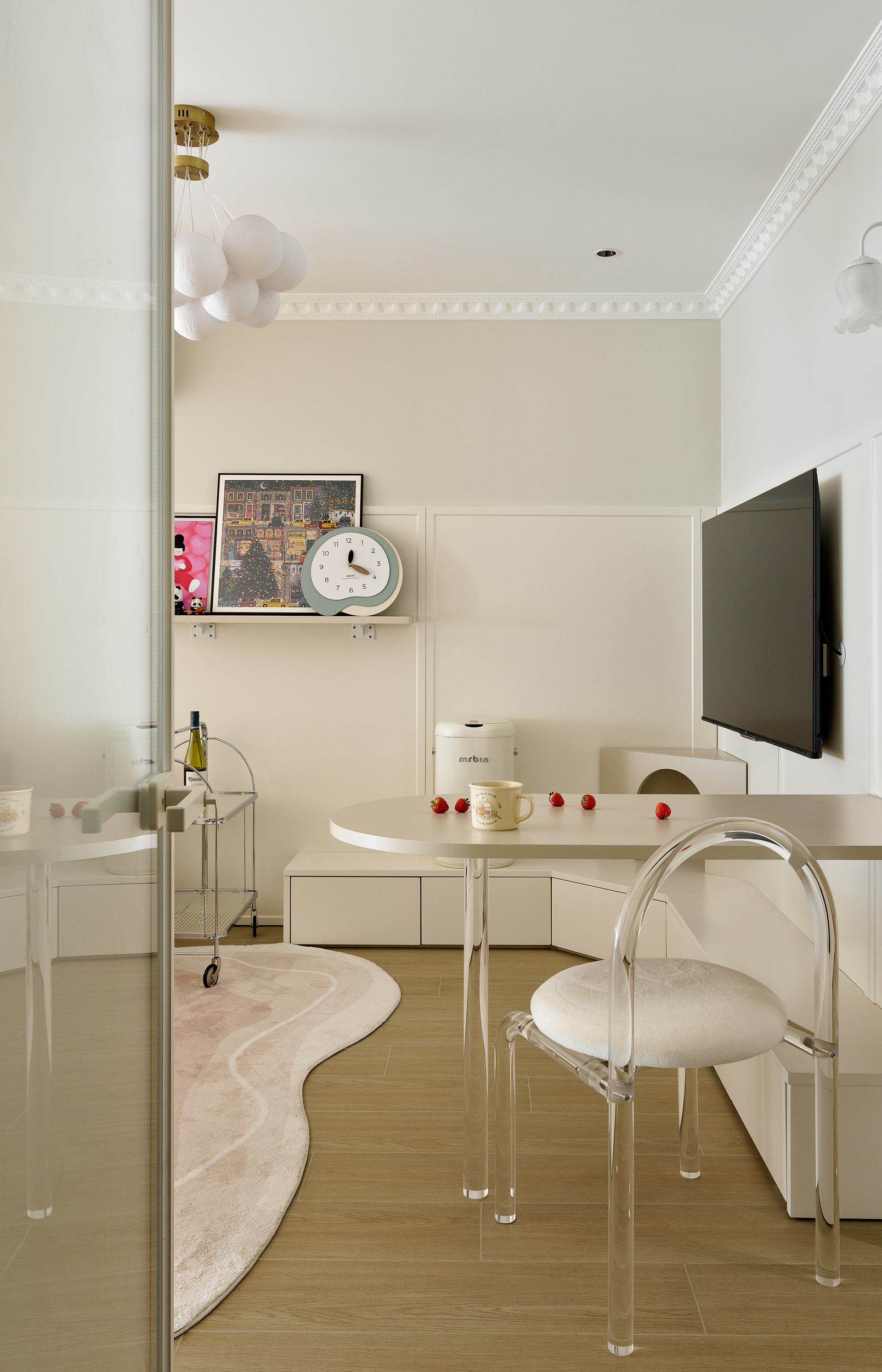 奶油风家居空间摄影案例·北京老破小改造项目丨中国北京丨谷永旺-5