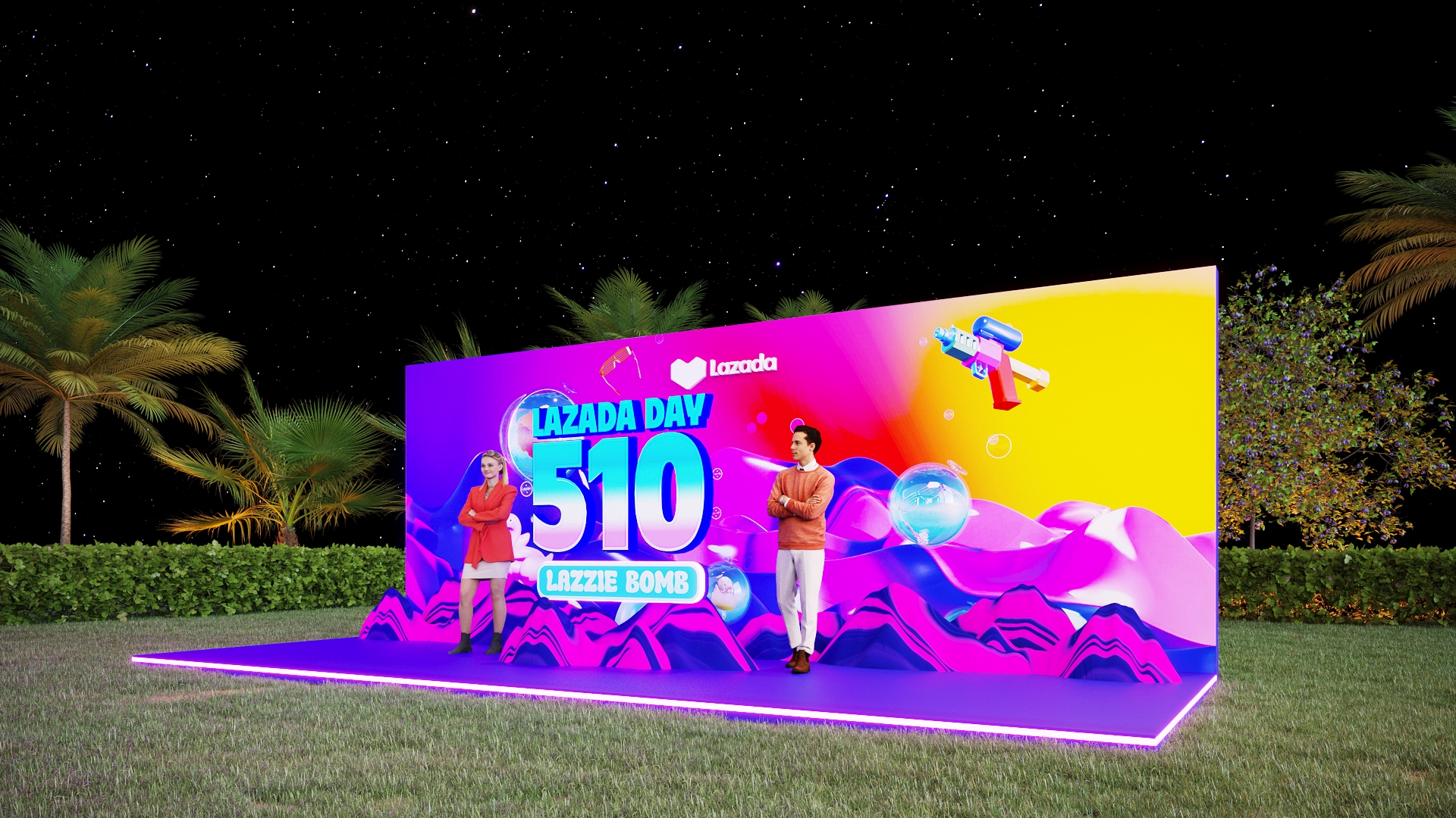 来赞达510大促（2024年）

注：LAZADA是东南亚地区知名的电商平台来赞达，DAY 510推测为该平台类似双11这样特定日期的促销活动，直译为510日表意不明，意译为510大促更符合语境 -13