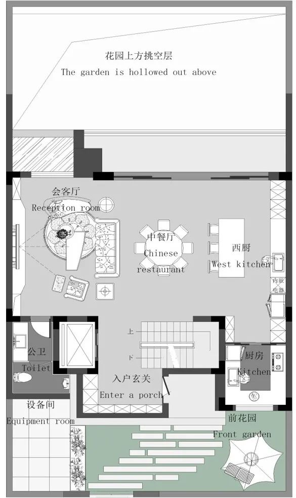 成都 600㎡别墅的个性改造之路丨中国成都丨肆陆空间美学-20