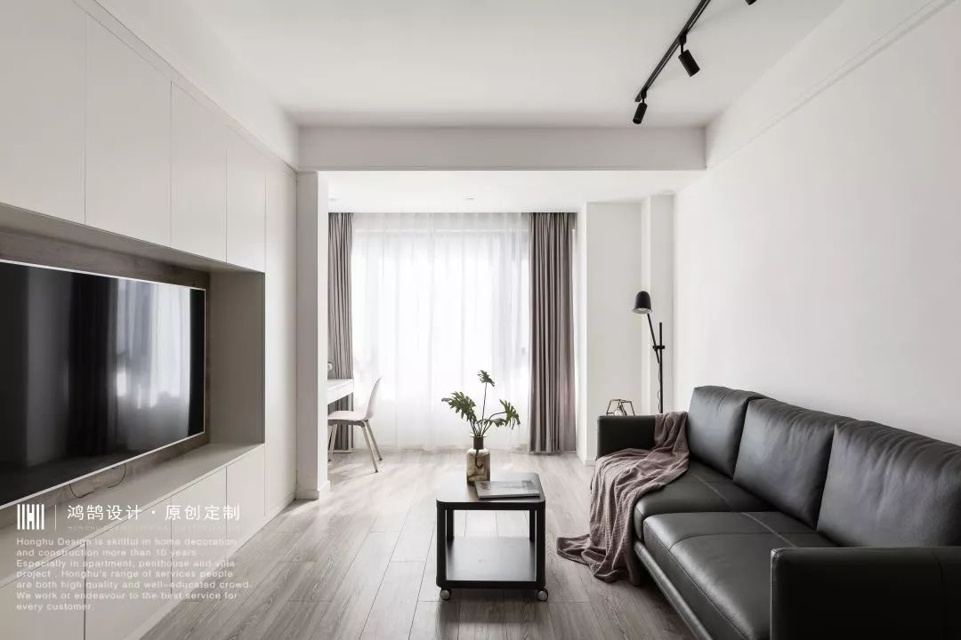 简•素 | 美的翰城 84㎡现代北欧风,温馨生活空间-1